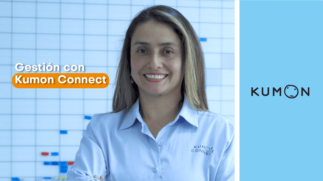 Foto de perfil de una orientadora Kumon hablando sobre la gestion con kumon connect-Argentina
